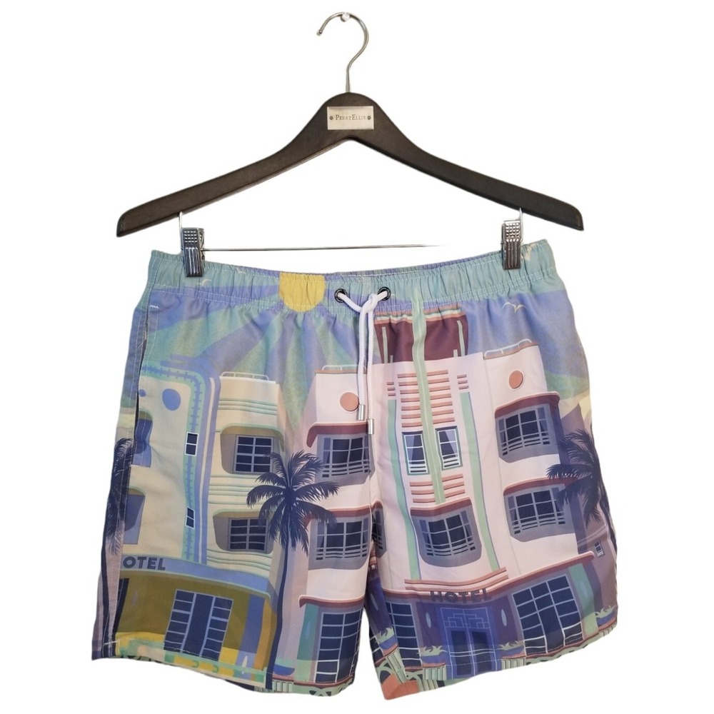 Franks Australia South Beach Miami Swim Trunks Size Men's XL EU US 34, 6 in NWT